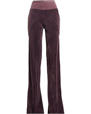 Rick Owens Pantaloni flared in viscosa ametista - Viola