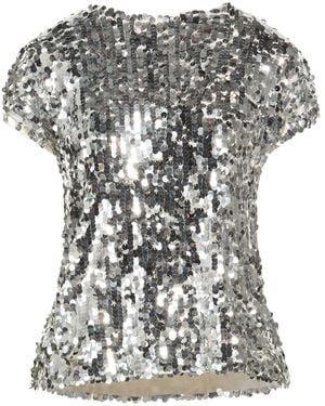 Dolce & Gabbana Top Polyester - Metallic