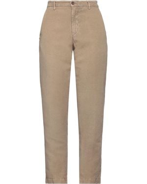 White Sand Trousers Lyocell, Linen - Natural