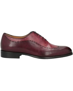 Sutor Mantellassi Lace-Up Shoes Leather - Purple