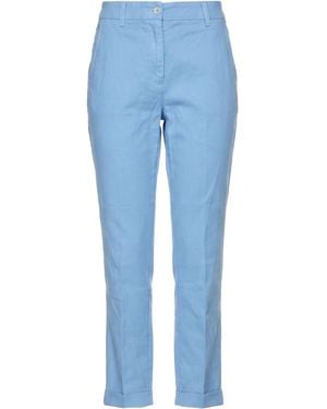 120% Lino Light Pants Linen, Cotton, Elastane - Blue