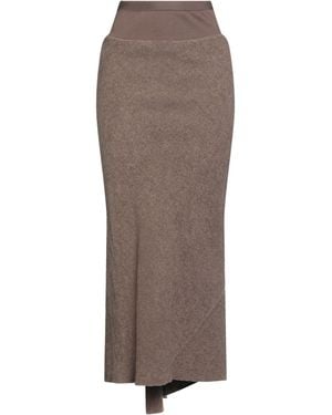 Rick Owens Maxi Skirt - Brown