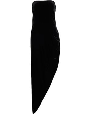 Norma Kamali Maxi-Kleid - Schwarz