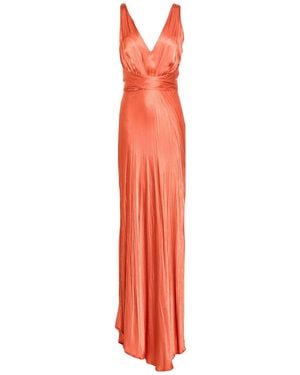 Maliparmi Maxi Dress Viscose - White