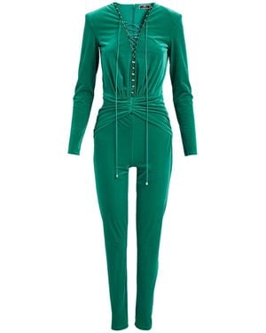 Elisabetta Franchi Jumpsuit Polyester, Elastane - Green