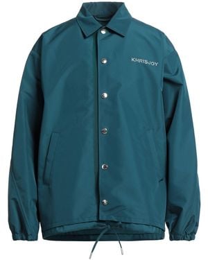 Khrisjoy Overcoat & Trench Coat - Blue