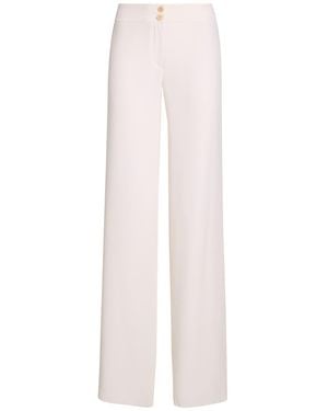 Armani Collezioni Cream Pants Acetate, Silk - White