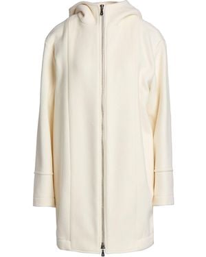 Eleventy Coat Wool, Polyamide - White