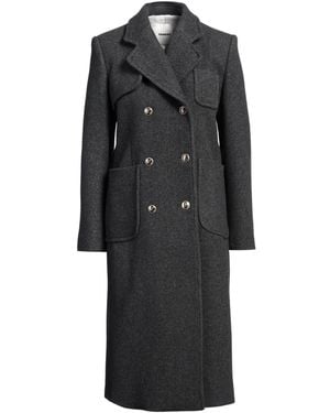 Sandro Lead Coat Wool, Polyamide - Black
