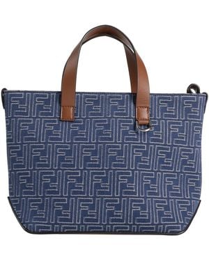 Fendi Handbag Textile Fibers - Blue