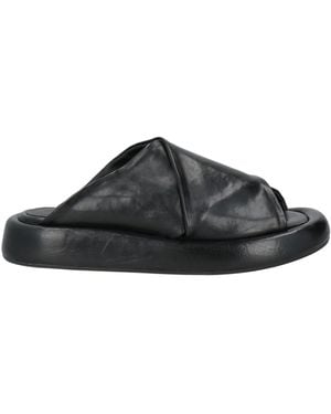 Ernesto Dolani Sandals Leather - Black