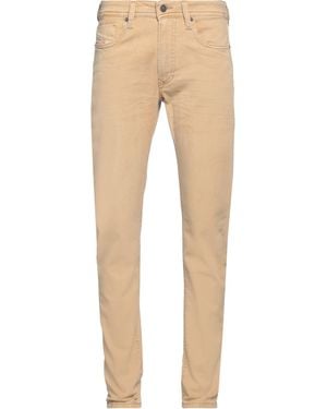 DIESEL Sand Pants Cotton, Polyester, Elastane - Natural