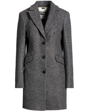 Silvian Heach Coat Polyester - Gray