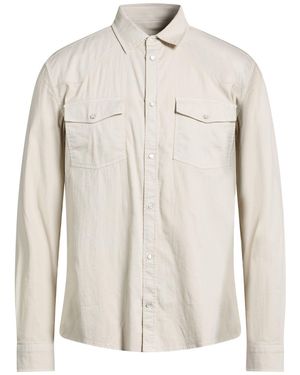 Dondup Ivory Denim Shirt Cotton, Elastane - White