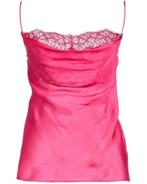 Alberta Ferretti Top Silk - Pink