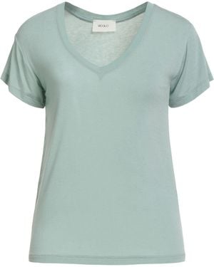 ViCOLO T-Shirt Viscose, Silk, Elastane - Blue