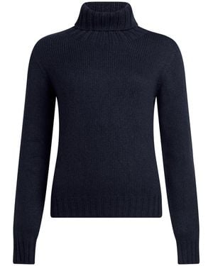 Aragona Rollkragenpullover - Blau