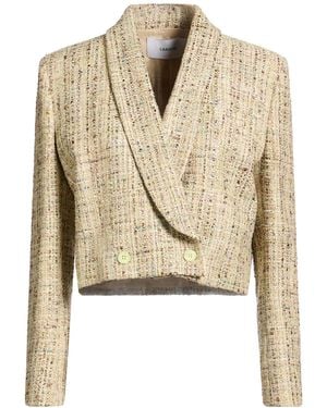 Lardini Light Blazer Cotton, Polyester, Nylon, Acrylic, Viscose - Natural