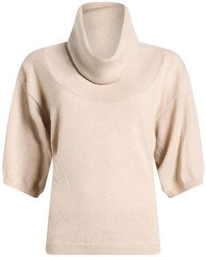 Gentry Portofino Turtleneck Cashmere - Natural