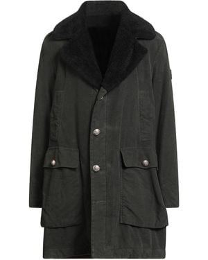 Historic Heroe's Coat Cotton, Leather - Black