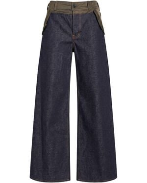 Sacai Jeans Cotton - Blue