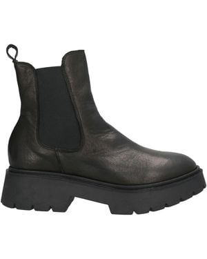Creative Ankle Boots Leather - Black