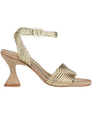 Paloma Barceló Sandals Leather - Metallic