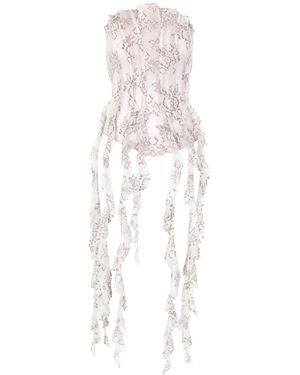 Poster Girl Top Polyamide, Elastane, Viscose - White