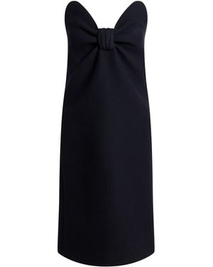 N°21 Midnight Midi Dress Wool, Polyamide - Blue