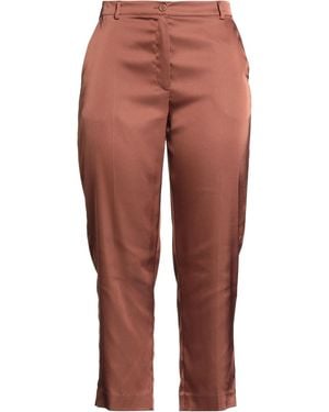 Blugirl Blumarine Trousers Polyester, Elastane - Red