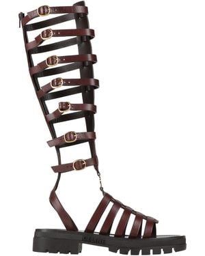 Celine Sandals Leather - Black