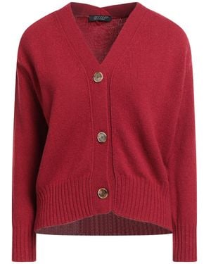 Aragona Brick Cardigan Cashmere - Red