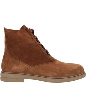 Etro Camel Ankle Boots Leather - Brown