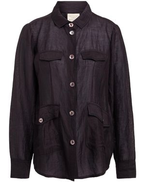 ALESSIA SANTI Shirt Linen, Viscose, Modal - Blue