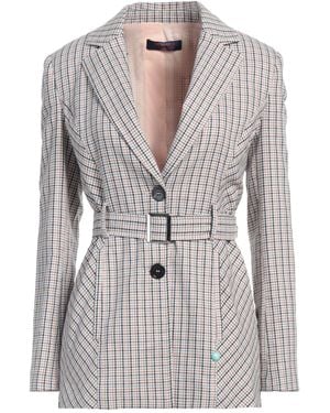 Trussardi Blazer Cotton, Polyamide, Polyester - Grey