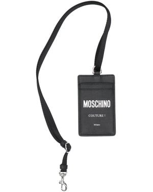 Moschino Kartenetui - Schwarz