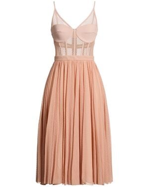 Elisabetta Franchi Midi Dress - Pink
