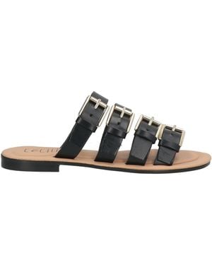 Être Cécile Sandals Cowhide - White