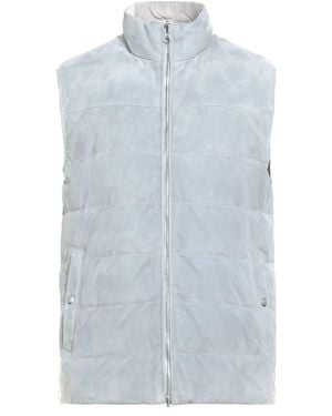 Eleventy Vest Lambskin - Blue