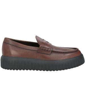 Hogan Loafers Leather - Brown