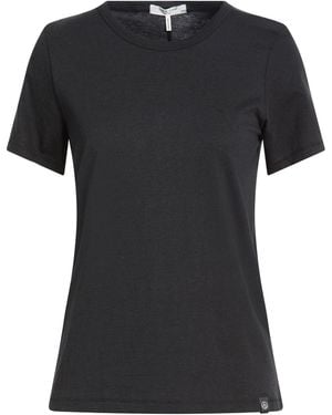 Rag & Bone T-Shirt Cotton, Lyocell - Black