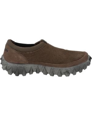 Salomon Sneakers Leather, Textile Fibers, Synthetic Material - Brown