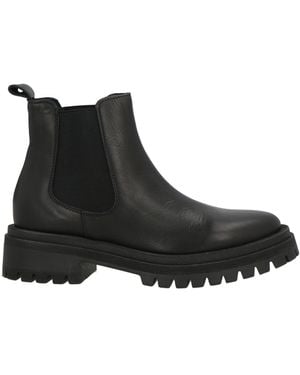 Loretta Pettinari Ankle Boots Leather - Black
