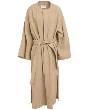 Momoní Overcoat & Trench Coat Linen - Natural