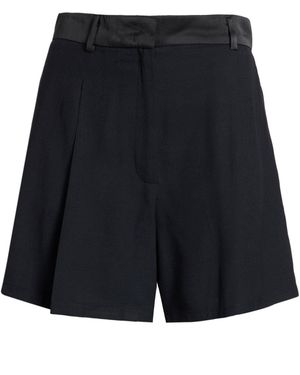 MAX&Co. Shorts & Bermuda Shorts Viscose, Wool, Polyester - Blue
