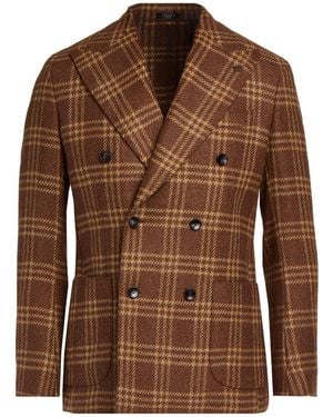 BRERAS Milano Blazer Virgin Wool, Polyamide - Brown