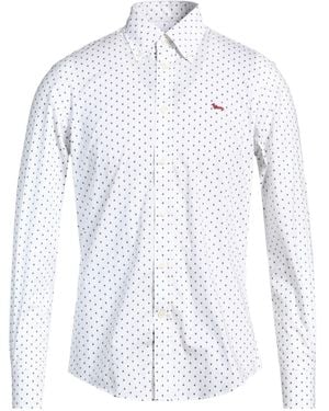 Harmont & Blaine Printed Cotton Button-Down Shirt - White