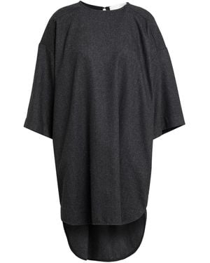 8pm Charcoal Mini Dress Wool, Polyester, Viscose - Black