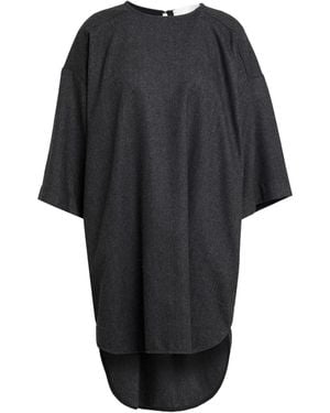 8pm Charcoal Mini Dress Wool, Polyester, Viscose - Black