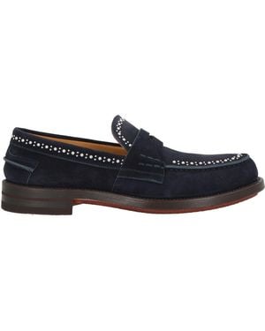 Fabi Midnight Loafers Leather - Blue